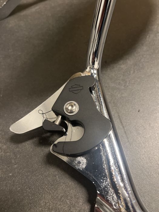 Harley grelha traseira e encosto