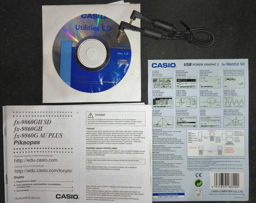 Casio fx-9860GII SD Calculadora Gráfica | Excelente Estado | Completa