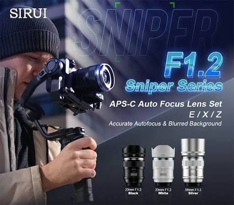 Sirui sniper AF 23 / 33  1.2 e mount sony нові гарантія