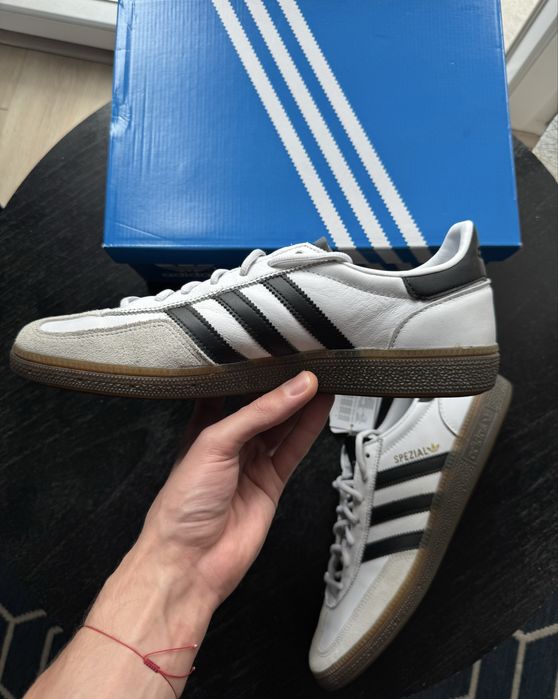 Sneakersy adidas handball spezial white, 44 2/3