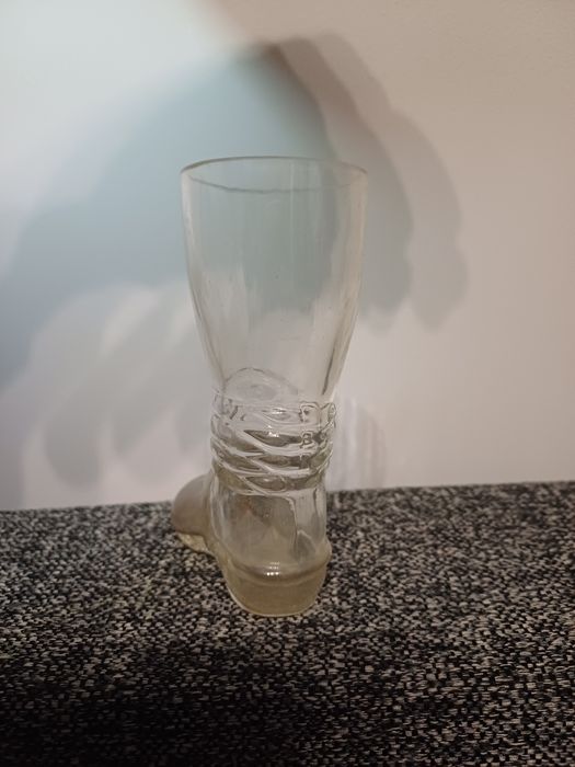 Wazon but szklany prl