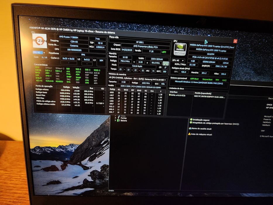 Portátil Gaming HP Omen 16