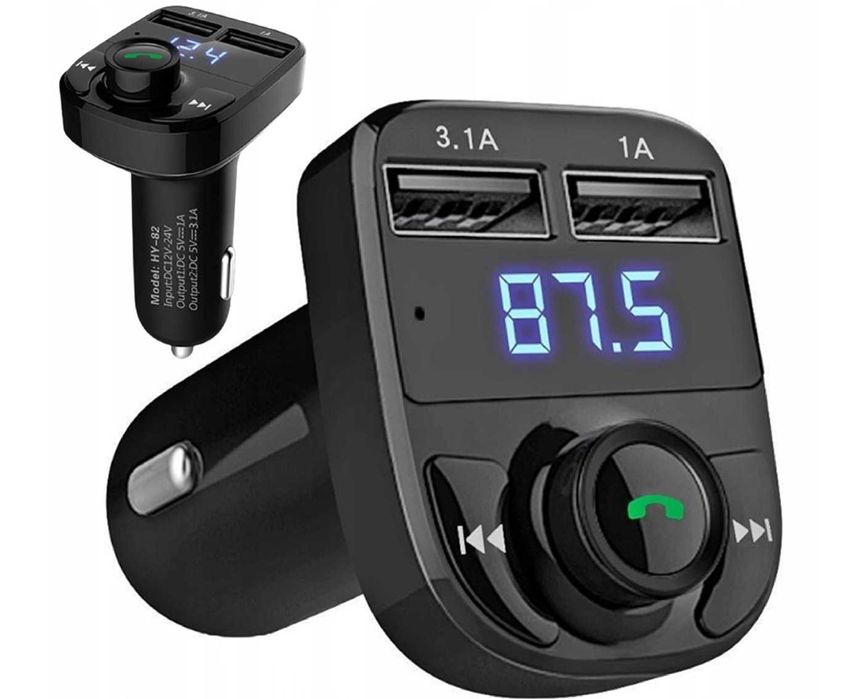 TRANSMITER FM SD MP3 bluetooth ładowarka samochodowa 2XUSB