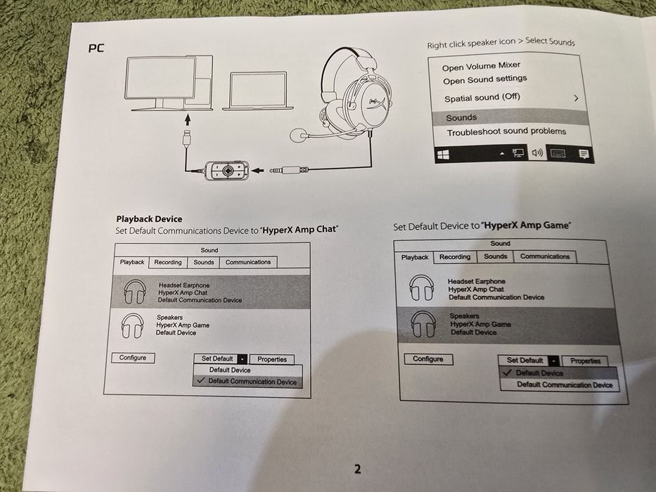 HYPER X AMP karta dźwiękowa do PC, PS4, PS4 PRO.