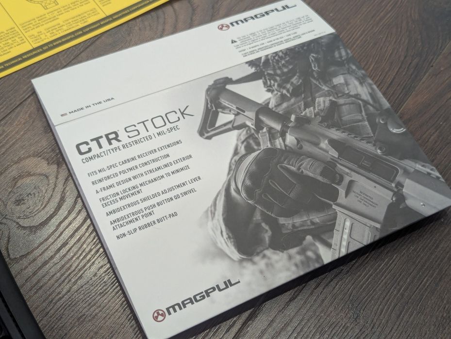 Приклад Magpul CTR Mil-Spec для AR15/M4 (Чорний): 3 200 грн