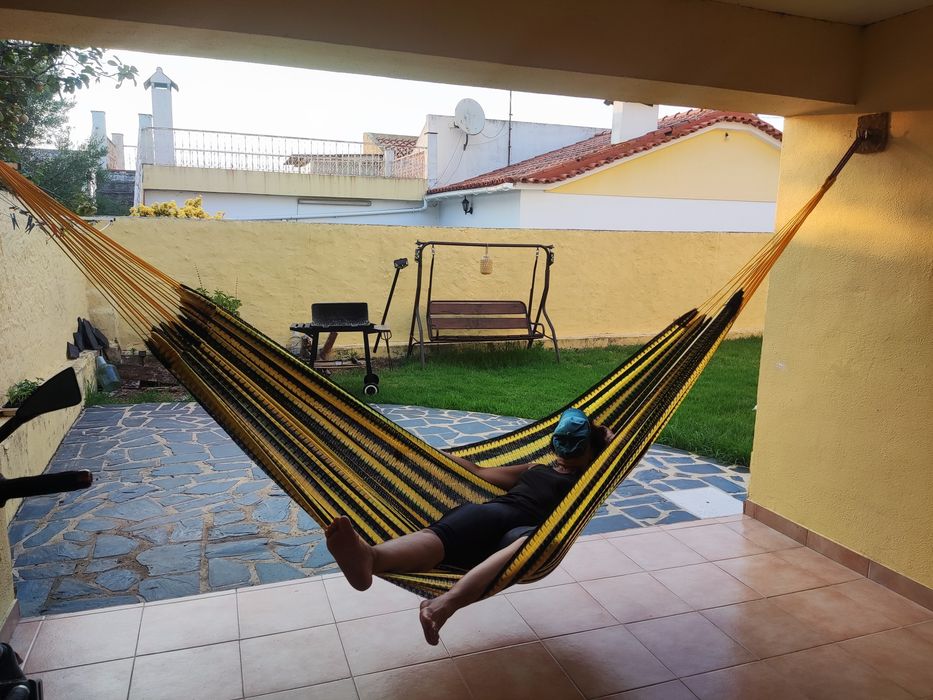 Cama de rede brasileira.