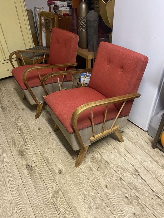 Fotele retro / PRL na sprężynach