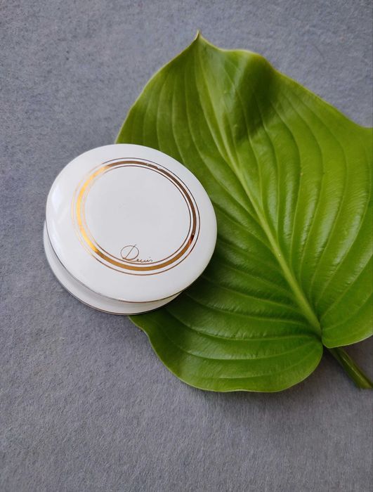 Винтажная фарфоровая шкатулка Capodimonte с позолотой, Италия