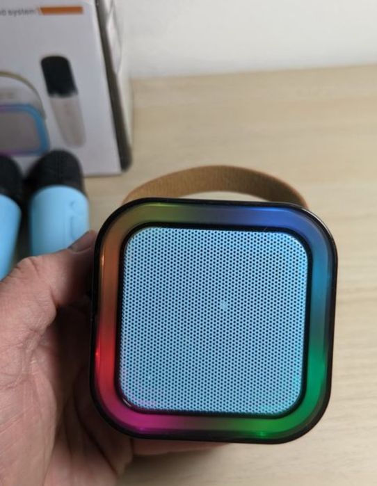 Дитяче караоке: колонка + 2 мікрофони (нове).