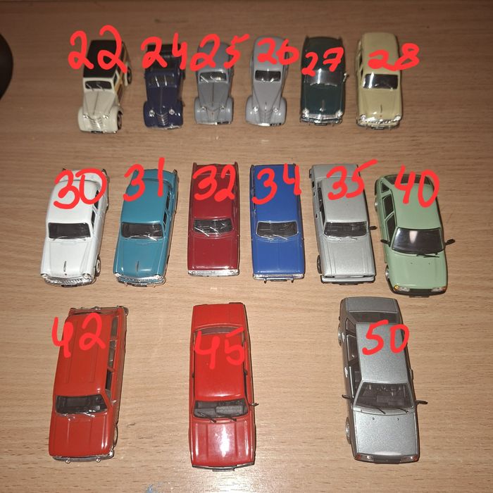 Масштабные модели машин 1:43 DeAgostini, Автолегенды СССР