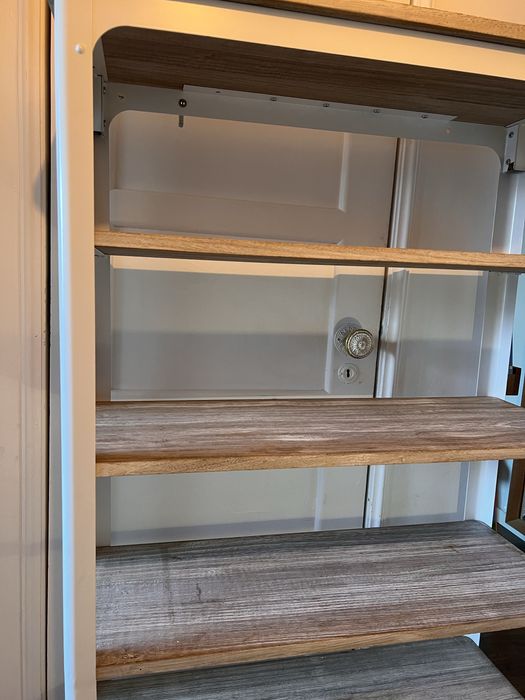 Estante em madeira e metal - La Redoute