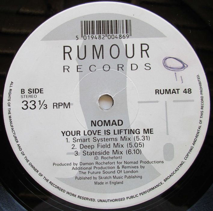 Nomad - - - - - Your Love Is Lifting Me - - - - - LP