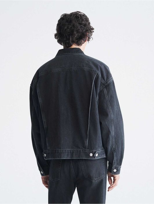 Calvin klein джинсовая куртка (ck denim jacket oversiz)c америки s,m,l