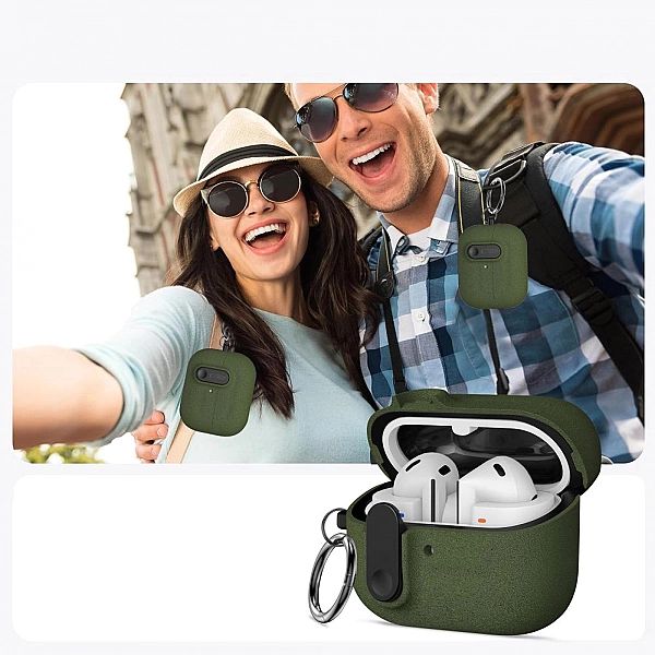 Tech-Protect Slim Hook Samsung Galaxy Buds 3 / 3 Fe / 3 Pro Olive Gree