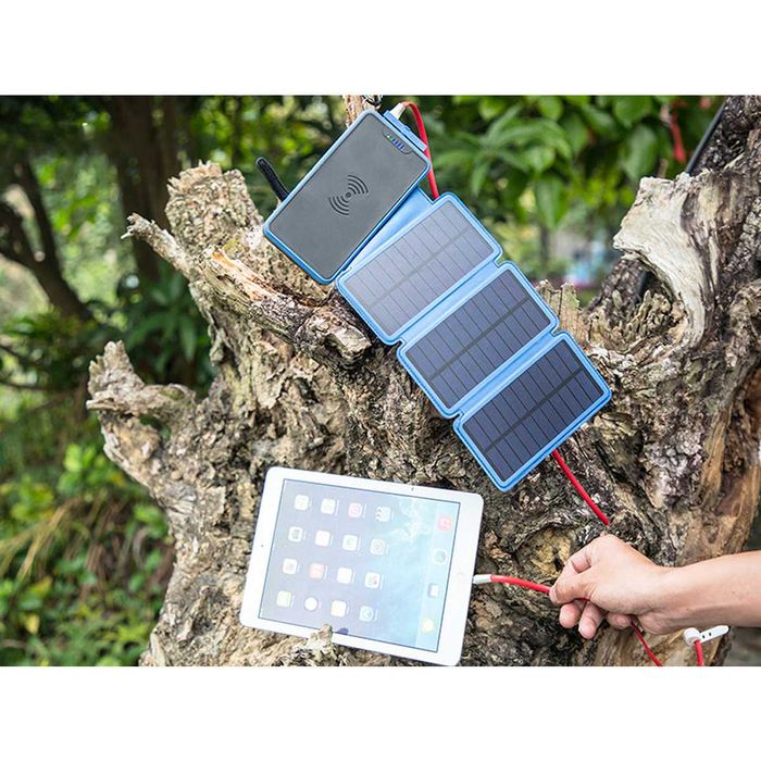 Power Bank Solar 20.000 mAh | Wireless | Carregamento Rápido | NOVO