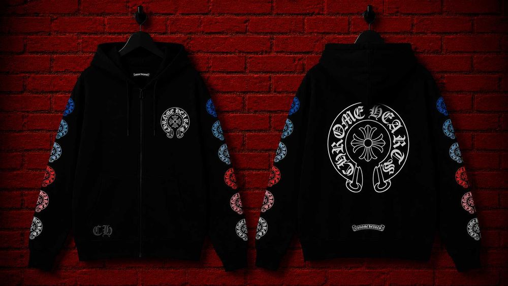‼️РОЗПРОДАЖ‼️ Зіп-худ Chrome Hearts, зипка хром хартс/ зіппер/ зіпка /кофта