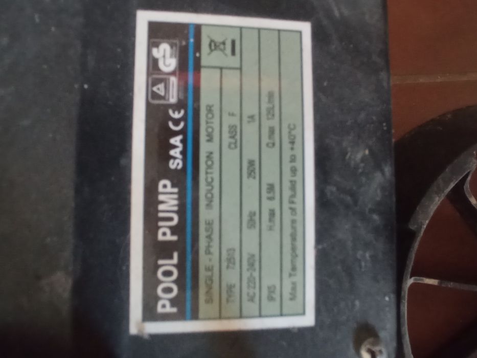 Bomba e filtro para piscina