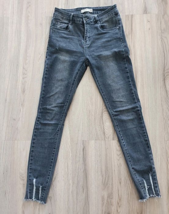 Spodnie jeansowe slim skiny rurki Redial Premium Collection r. S