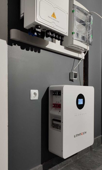 Сонячний гібридний комплект Deye 6 КВт +АКБ 5 Квт LiFepo4 Lithtech BMS