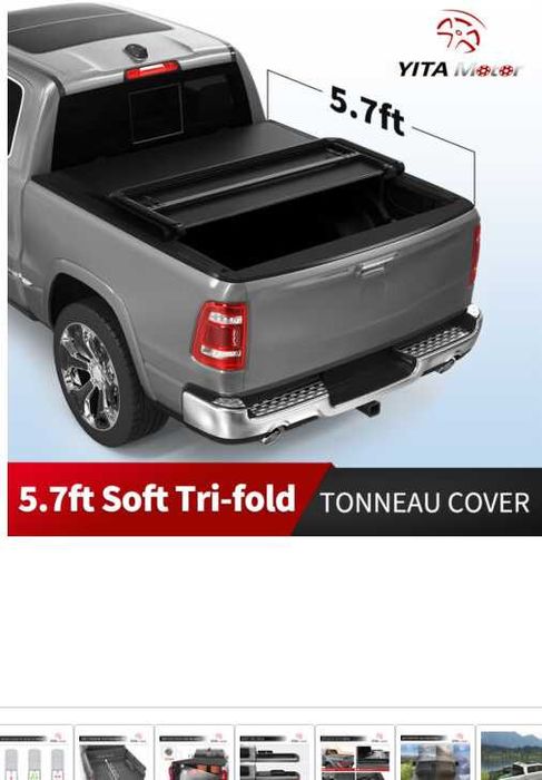 Dodge Ram roczniki 2009-23 pokrywa paki wzmacniana 5.7 FT NOWA Z USA