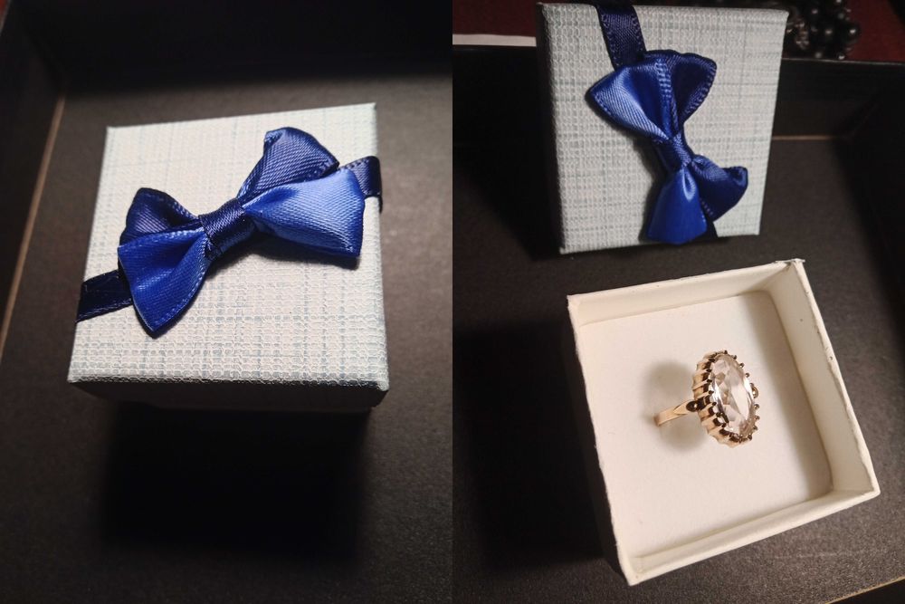 Подарунок Знижка Перстень каблучка кільце Золото вінтаж класика стиль