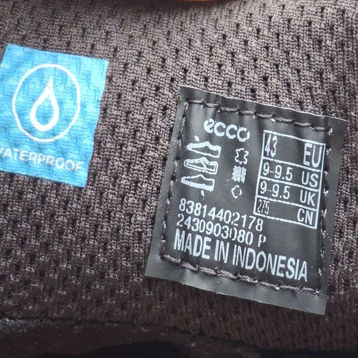 Низькі чоловічі черевики Ecco Rugged Track Waterproof, 43р. на 28 см