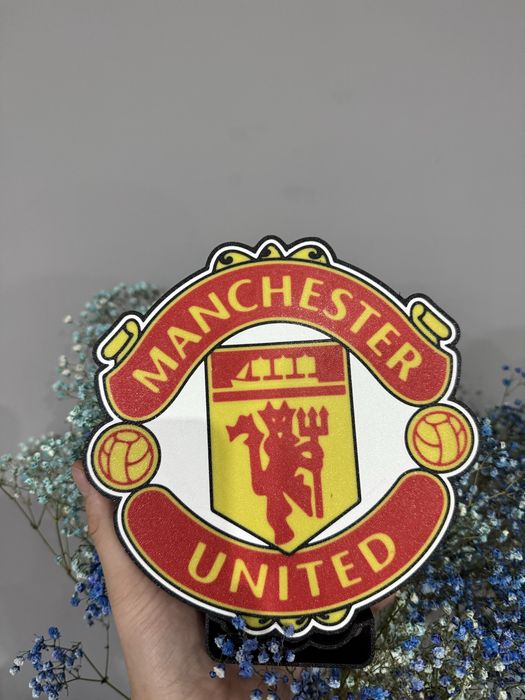 Podświetlany herb Manchester United