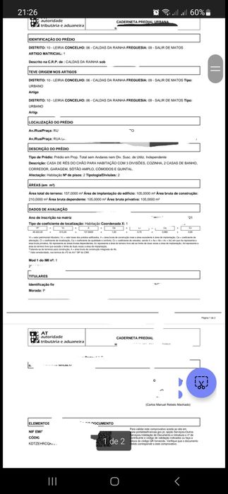 Quintatinha para alugar 6 km Caldas Da Rainha