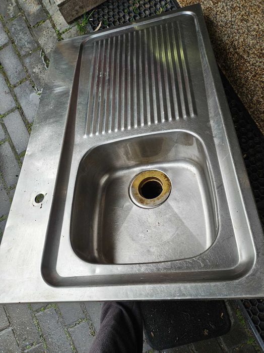 Lava loiça em Inox, com uma cuba