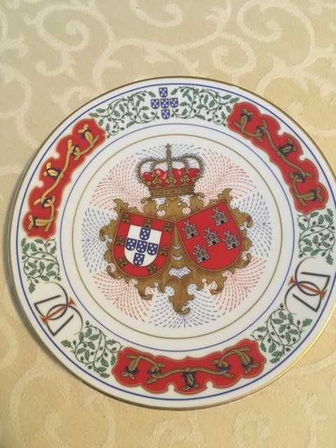 Prato médio de porcelana - Coleções Philae - casamento Duque Bragança
