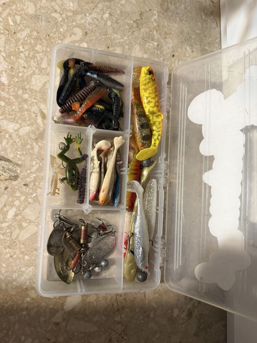 Zestaw Przynet Spiningowych z Pudelkiem