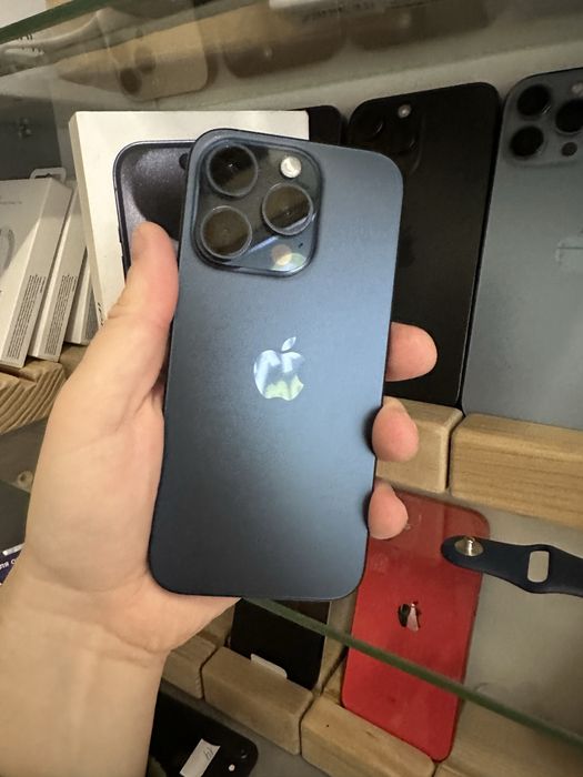  iPhone 15 Pro 512gb Blue Titanium Neverlock Відмінний стан