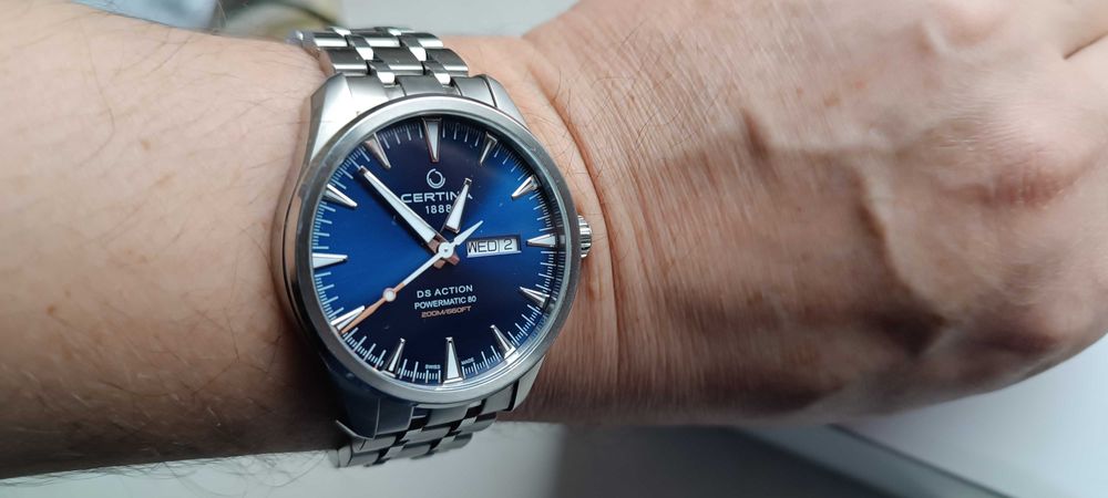 Годинник Certina DS Action Day Date Powermatic 80 (Швейцарія)