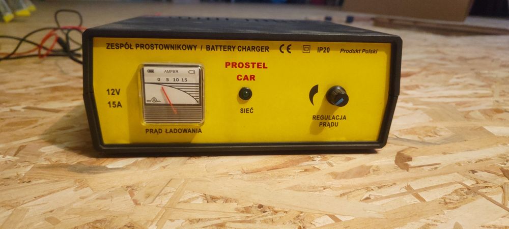 Prostownik Prostel Car 15A z regulacją