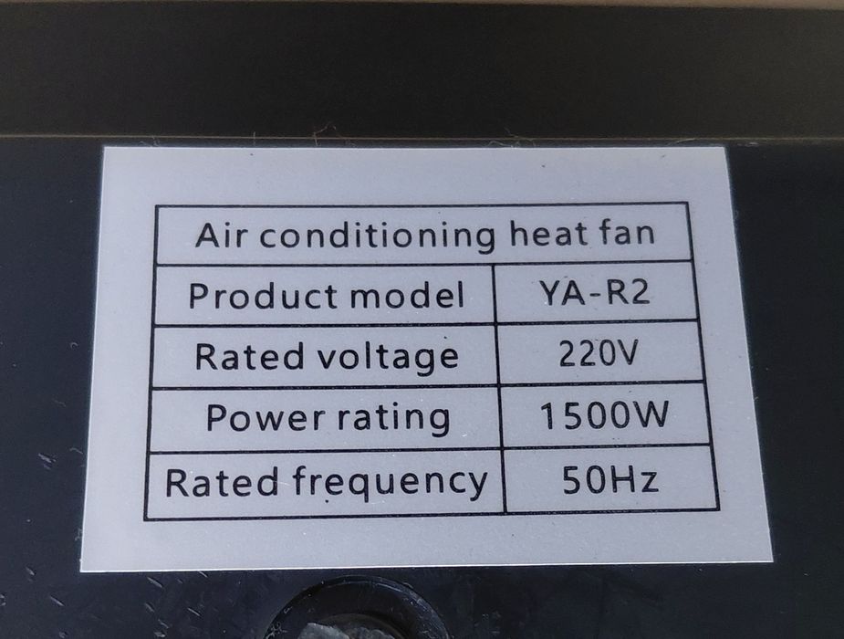 Aquecedor e termoventilador