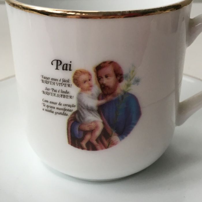 Chávena com ode ao Pai