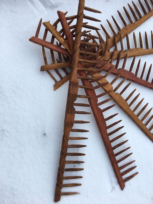 Граблі дерев'яні