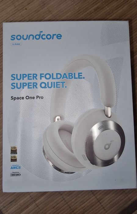 Навушники Anker SoundCore Space One Pro White.