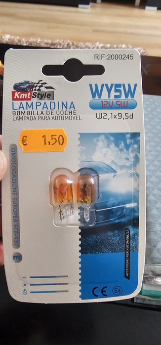 Lâmpadas auto 12v 5w