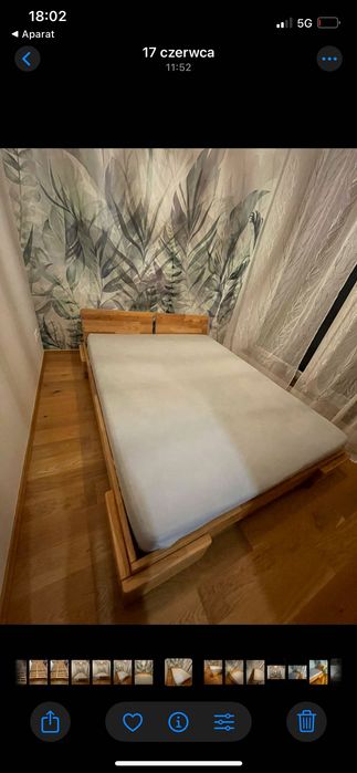Łóżko drewniane 160x200