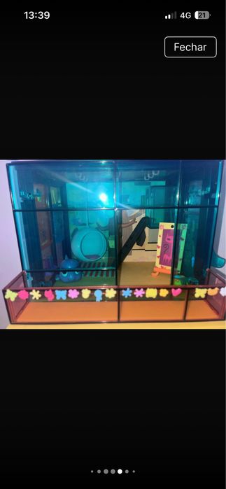 Prédio  Littlest Pet Shop Style Set - 3 Andares Modulares (Blythe’s Room & Pet Shop)