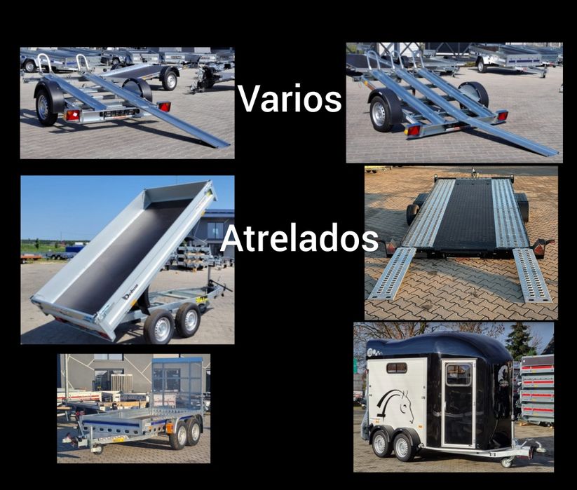 Varios atrelados novos