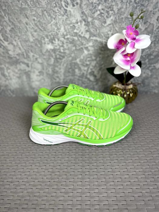 ASICS Dyna Flyte кроссовки 44 размер спортивные салатовые оригинал