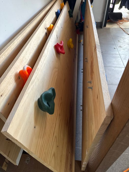 Pranchas come pedras escalada para parede