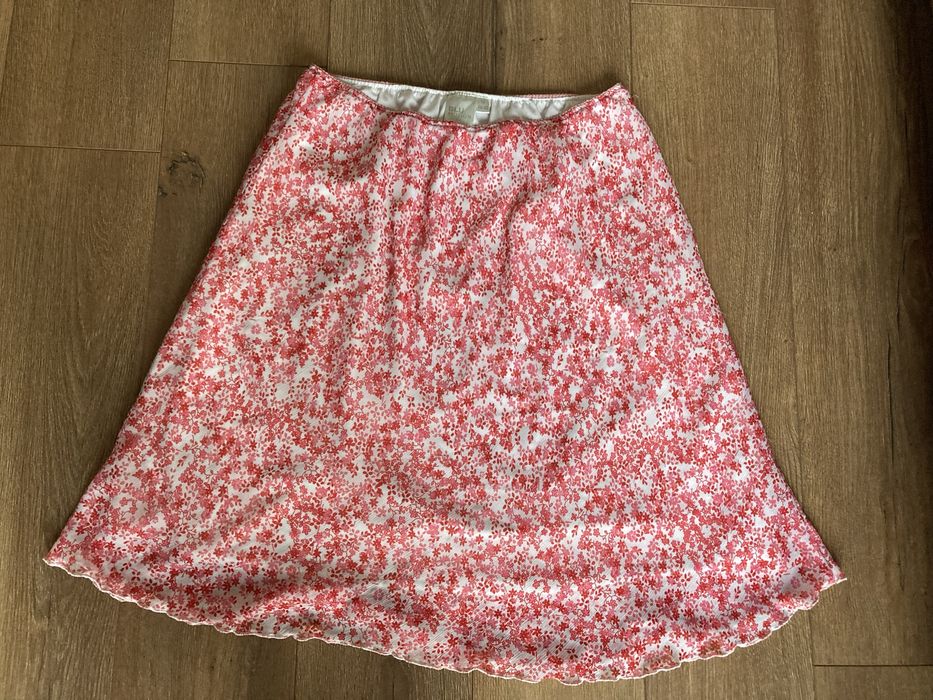 Spódnica w kwiaty na gumce XL/L