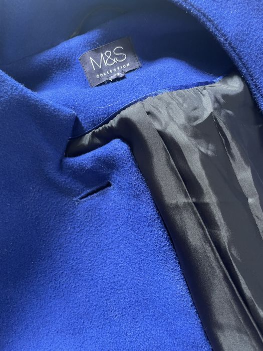 Płaszcz damski M&S Marks and Spencer Kobalt L 40