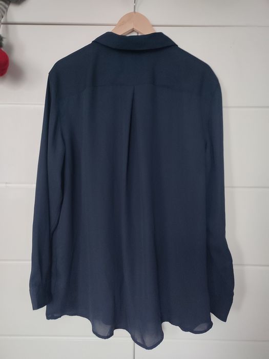 granatowa elegancka koszula rozmiar XL