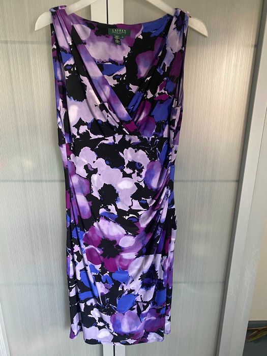 Urocza sukienka Ralph Lauren roz. L (12 USA)