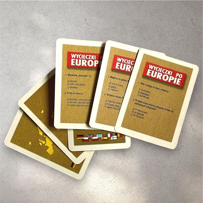 Gra planszowa „Wycieczki po Europie”