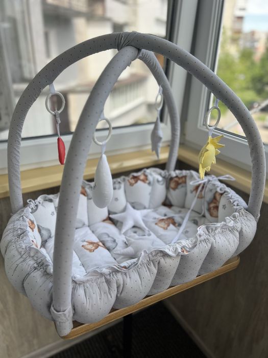 Дитячий ігровий розвивальний килимок-кокон Happy Luna Coconbaby